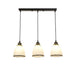 LED American Country Style 3-Light Design Retro Pendant Light.