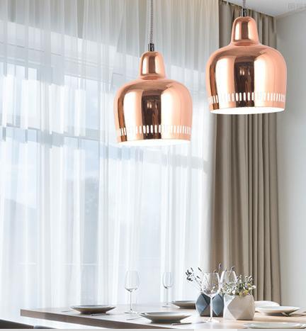 LED Electroplated Modern Pendant Light.