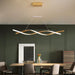 LED Wave Design Modern Pendant Light.