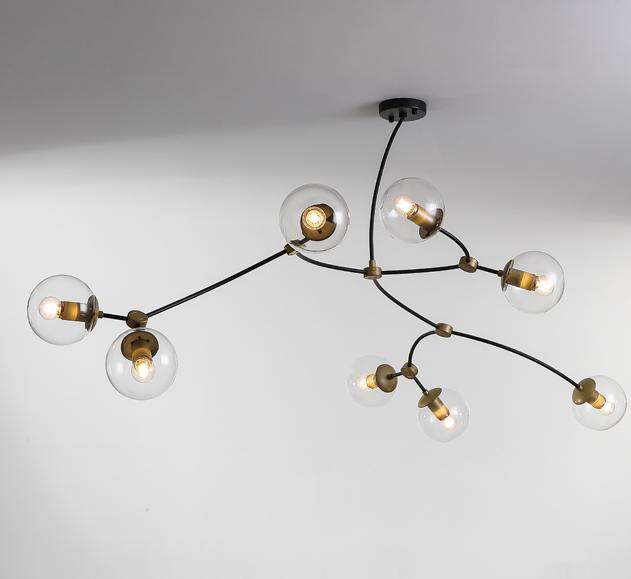 LED Creative Modern Molecular Design Pendant Light.