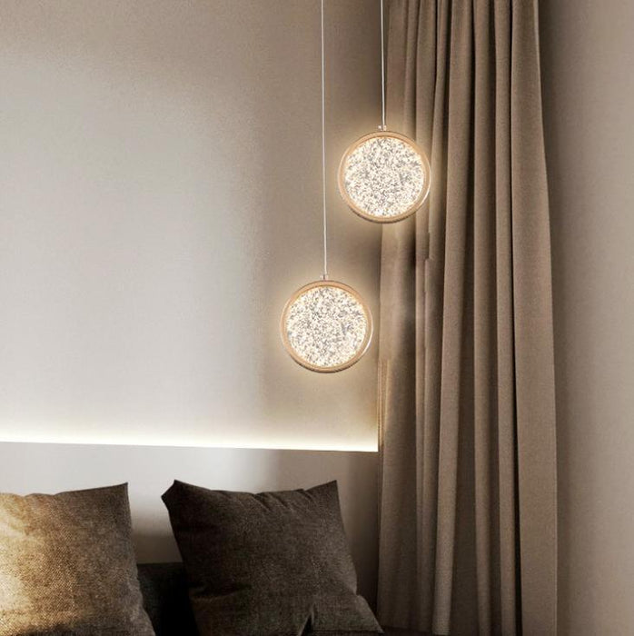 LED Modern Luxury Disc Modern Pendant Light.