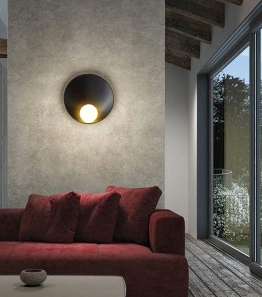 LED Moon & Disc Simple Modern Wall Light.