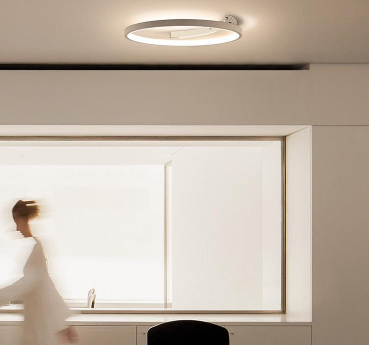 LED Mirror and Moon Simple Ceiling Light.