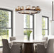 LED North European Modern Glass Round Pendant Light.