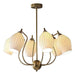 LED French Style Ceramics Retro Pendant Light - DWHOME