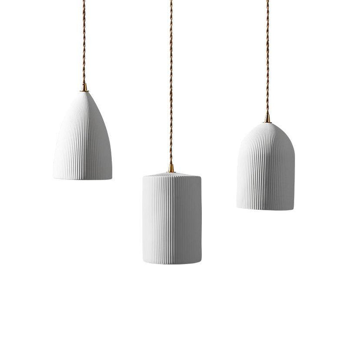 LED New Modern Simple Ceramic Pendant Light.