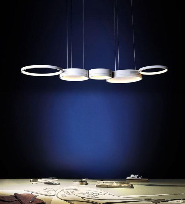 LED Postmodern Circle Pendant Light.