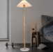 LED Simple Wood Design Modern Floor Lamp for Living Room.