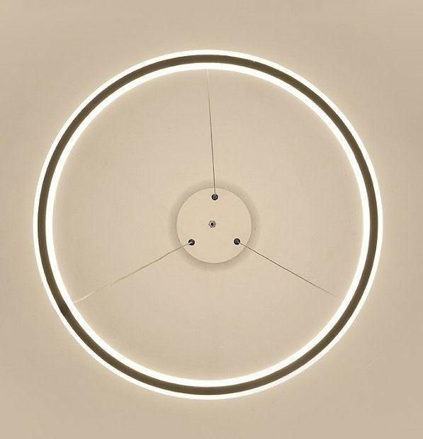 LED Minimalism Circle Pendant Light.