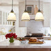 LED American Country Style 3-Light Design Retro Pendant Light.