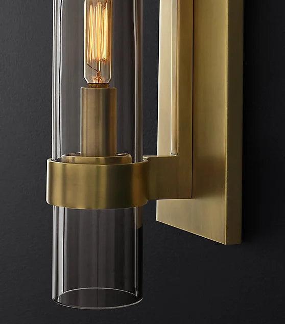 LED Glass Cylinder Design Decorative Wall Light.