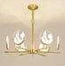 LED Chinese Style Brass Pendant Light.