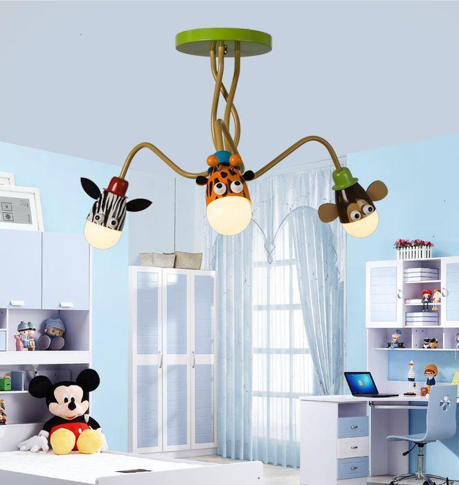 LED Cartoon Metal Chandelier for Children Room.