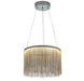 Tassel Design Aluminium Steel LED Chandelier Pendant Light.