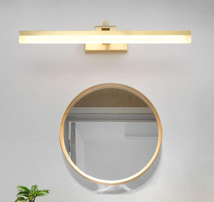 LED Copper Wall Mirror Light.