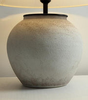 LED Handmade Ceramic Cloth Table Lamp-DWHOME