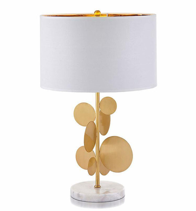 LED Metal Leaf Table Lamp - DWHOME