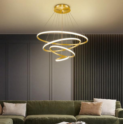 LED Super-Thin Halo Pendant Light.