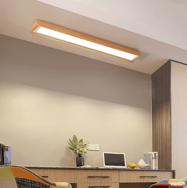 LED Modern Wood Office Pendant/Ceiling Light.