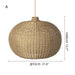 Finns Rattan bamboo weave pendant light.