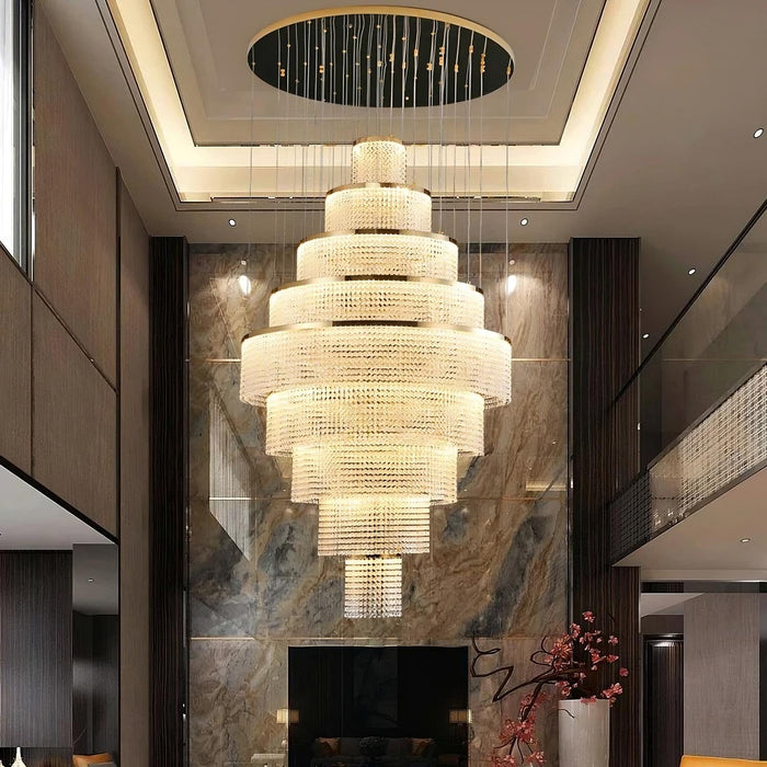 Alleri Foyer Chandelier, Gold.