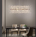 Francesca Contemporary Clear Crystal Chandelier.