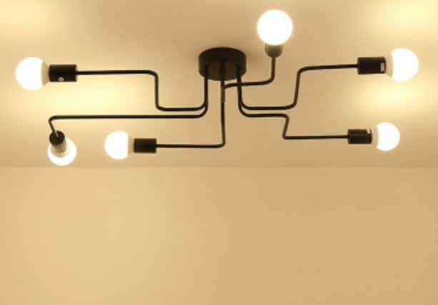 Frode Twisted Lines Ceiling Lamp - DWHOME