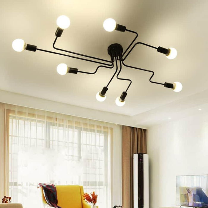 Frode Twisted Lines Ceiling Lamp - DWHOME