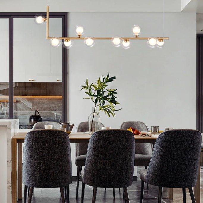 Frosted Glass Chandelier.