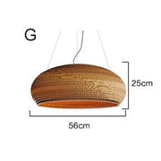 Luminaria Corrugated Board Pendant Light-DWHOME