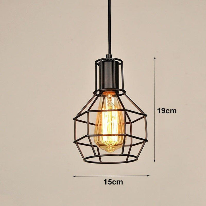 Geometrical Enclosed Pendant Light.