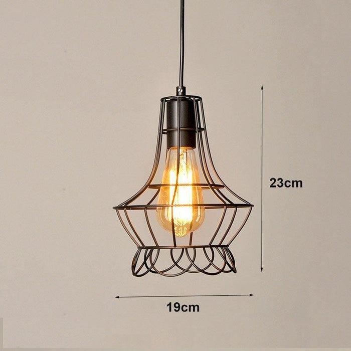 Geometrical Enclosed Pendant Light.