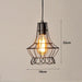 Geometrical Enclosed Pendant Light.