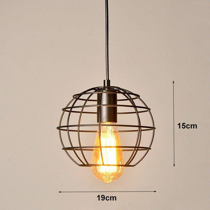 Geometrical Enclosed Pendant Light.