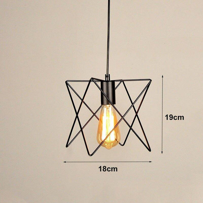 Geometrical Enclosed Pendant Light.