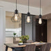 Geometrical Enclosed Pendant Light.