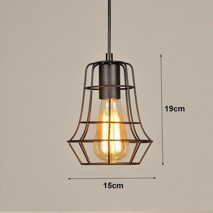 Geometrical Enclosed Pendant Light.