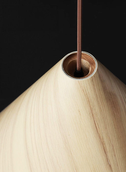 Geppetto Wooden Cone Pendant Light - DWHOME