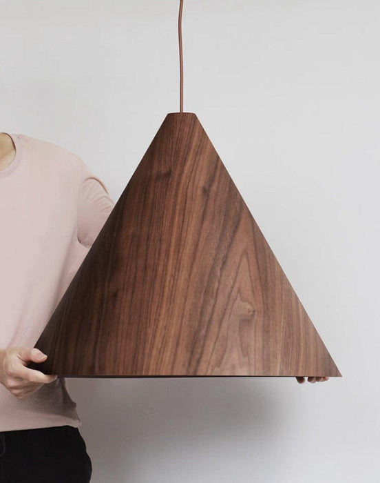 Geppetto Wooden Cone Pendant Light - DWHOME