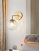 Giorbor Dimpled and Smooth Hanging Ball Wall Lamp.