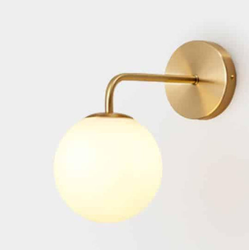 Giorbor Dimpled and Smooth Hanging Ball Wall Lamp.