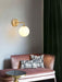 Giorbor Dimpled and Smooth Hanging Ball Wall Lamp.