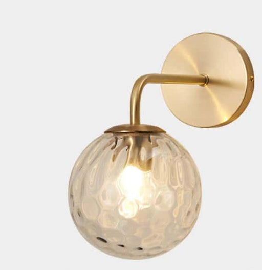 Giorbor Dimpled and Smooth Hanging Ball Wall Lamp.