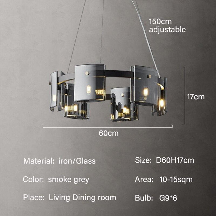 Glass Shields Chandelier - DWHOME