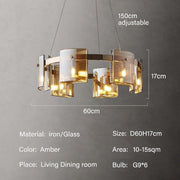 Glass Shields Chandelier-DWHOME