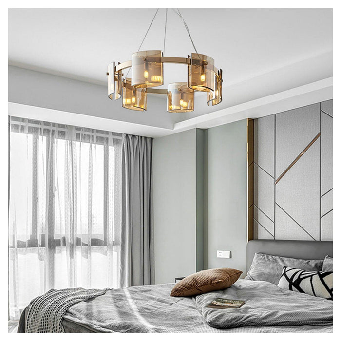 Glass Shields Chandelier - DWHOME