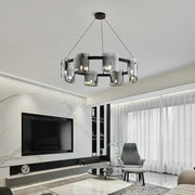 Glass Shields Chandelier-DWHOME