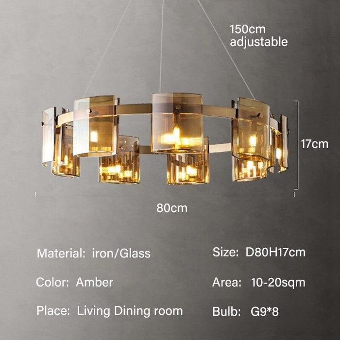 Glass Shields Chandelier - DWHOME