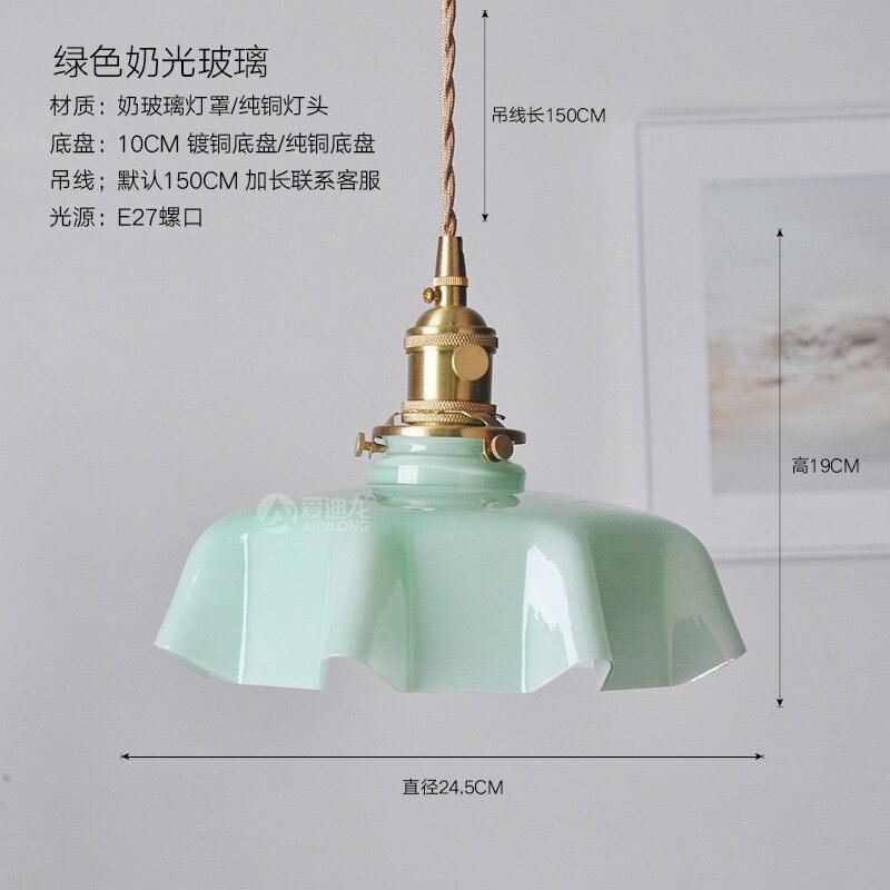 Glass Stone Tablecloth Pendant Light N READY-DWHOME