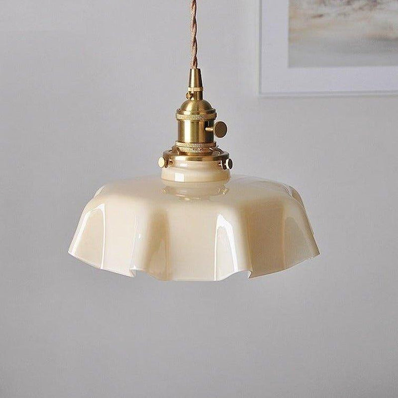 Glass Stone Tablecloth Pendant Light N READY-DWHOME